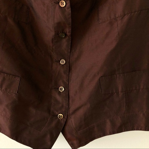 ⚡️Vintage⚡️Silk Helga Howe Vest - Picture 5 of 7